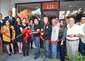 Chef Box Holds Ribbon Cutting