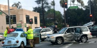 Breaking News – Vehicle Collision on Huntington Drive