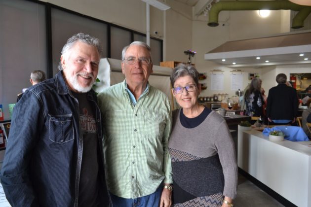 PHOTO: Alisa Hayashida | The South Pasadenan | Brad Colerick, Alan and Lin Vlacich attend the Eclectic Preview Party on Sunday March 24, 2024 held at The Daily.