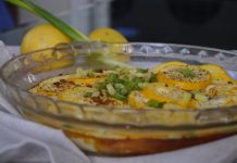 Zucchini Ricotta Lemon Frittata