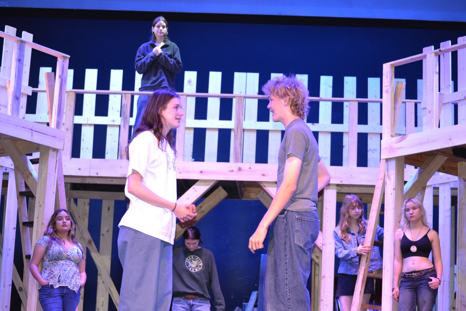 | The South Pasadenan | South Pasadena News Alisa Hayashida | The South Pasadenan | The cast of Bright Star rehearsing for their April 19 opening at South Pasadena High School.