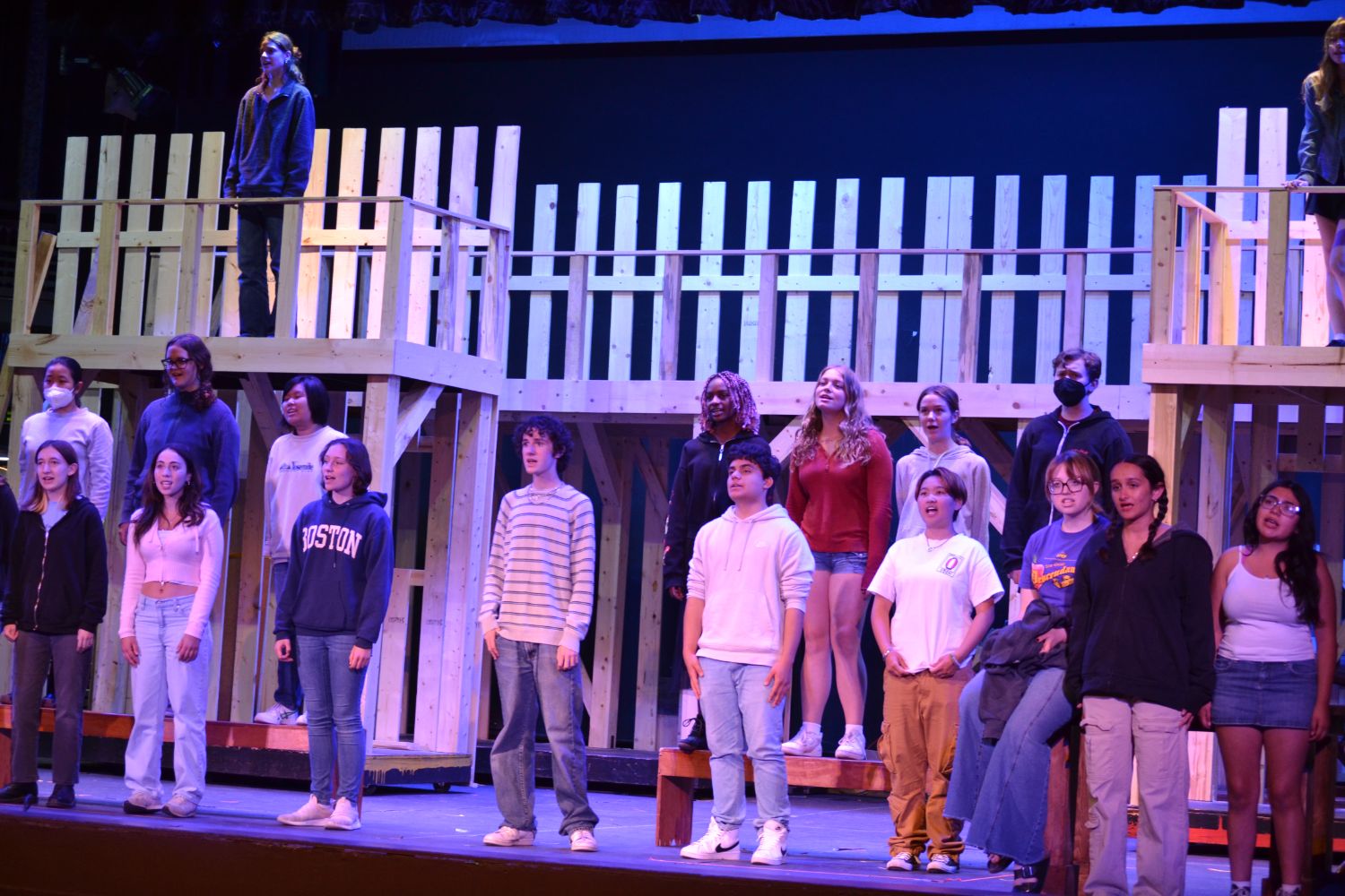 | The South Pasadenan | South Pasadena News Alisa Hayashida | The South Pasadenan | The cast of Bright Star rehearsing for their April 19 opening at South Pasadena High School.