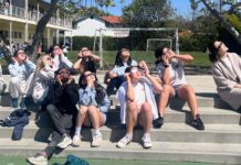 PHOTO: provided by SPUSD | The South Pasadenan | South Pasadena Unified students experienced a partial solar eclipse on April 8, 2024.