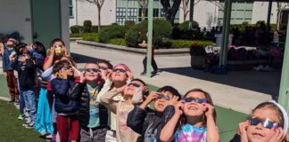 Tutoring Info: The What & The Why on Getting Your Student On-Track or Ahead Scholastically PHOTO: provided by SPUSD | The South Pasadenan | South Pasadena Unified students experienced a partial solar eclipse on April 8, 2024.