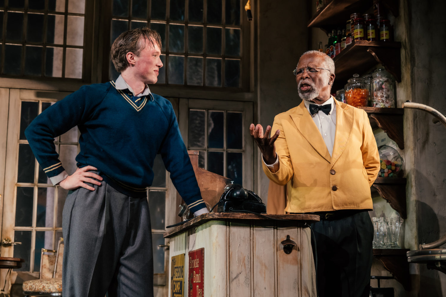 PHOTO: Jeff Lorch | South Pasadena News | Ben Beatty and John Kani star in "Master Harold and The Boys" at Geffen Playhouse.