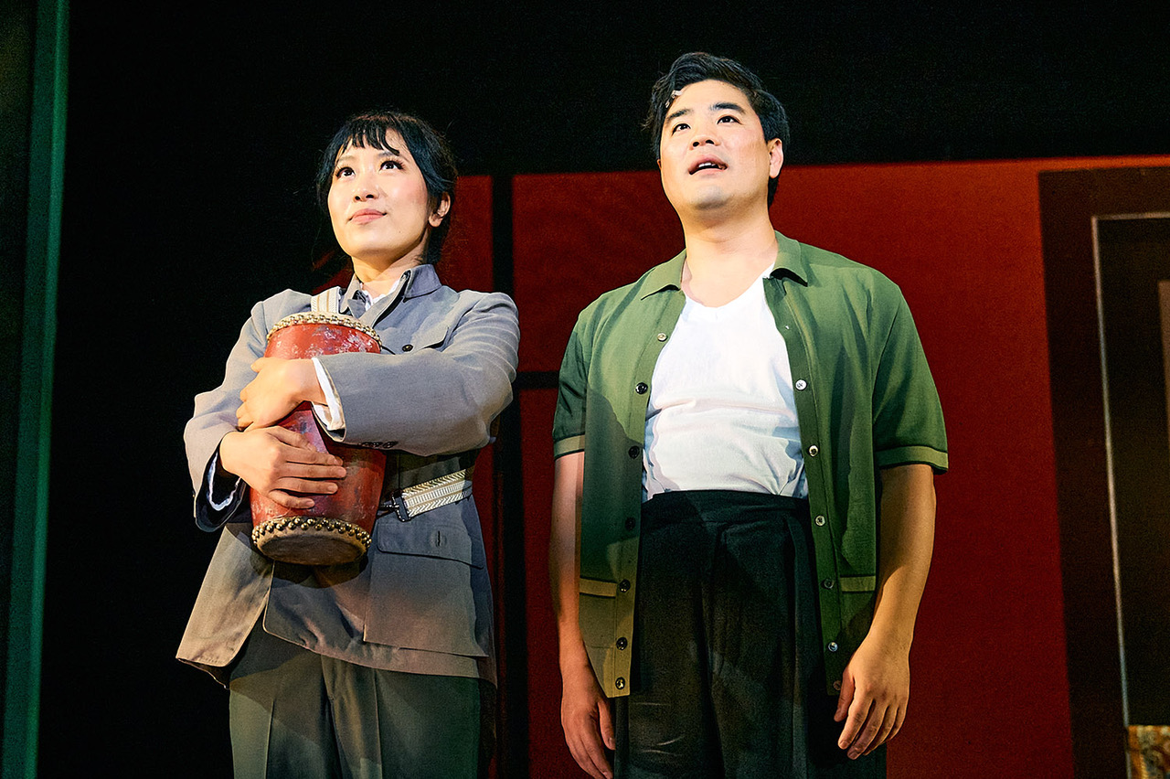 | The South Pasadenan | South Pasadena News PHOTO: Mike Palma | South Pasadena News | (L-R) Grace Yoo and Scott Keiji Takeda in RODGERS AND HAMMERSTEIN’S FLOWER DRUM SONG, produced by East West Players and the Japanese American Cultural and Community Center.