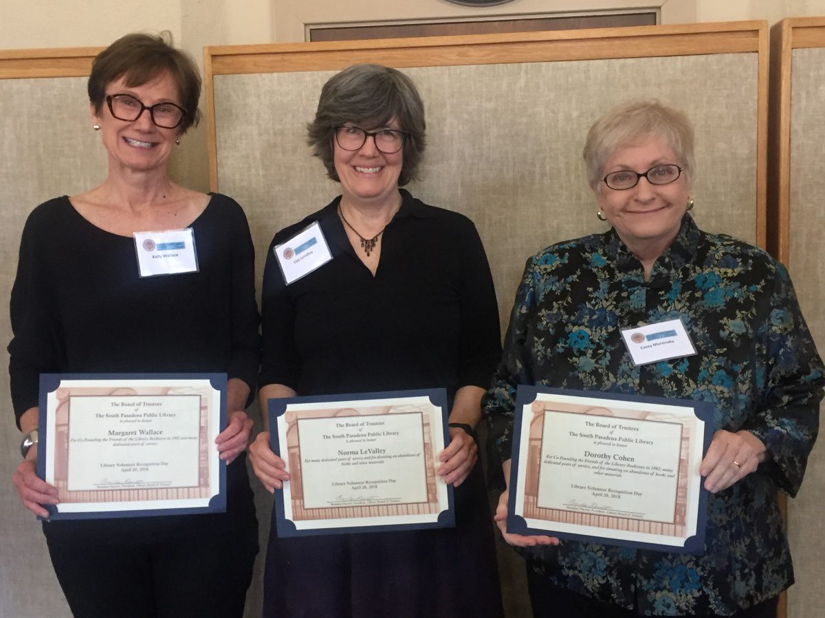 south-pasadena-news-05-02-2018-library-volunteers (4) | The South Pasadenan | South Pasadena News