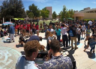 Chalk Day for South Pasadena High School Seniors