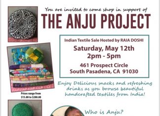 Indian Textile Sale in Support of The Anju Project