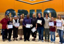 PHOTO: Cole Fox | The South Pasadenan | The honorees at the 2024 SPHS PTSA Honorary Service Awards