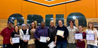 PHOTO: Cole Fox | The South Pasadenan | The honorees at the 2024 SPHS PTSA Honorary Service Awards