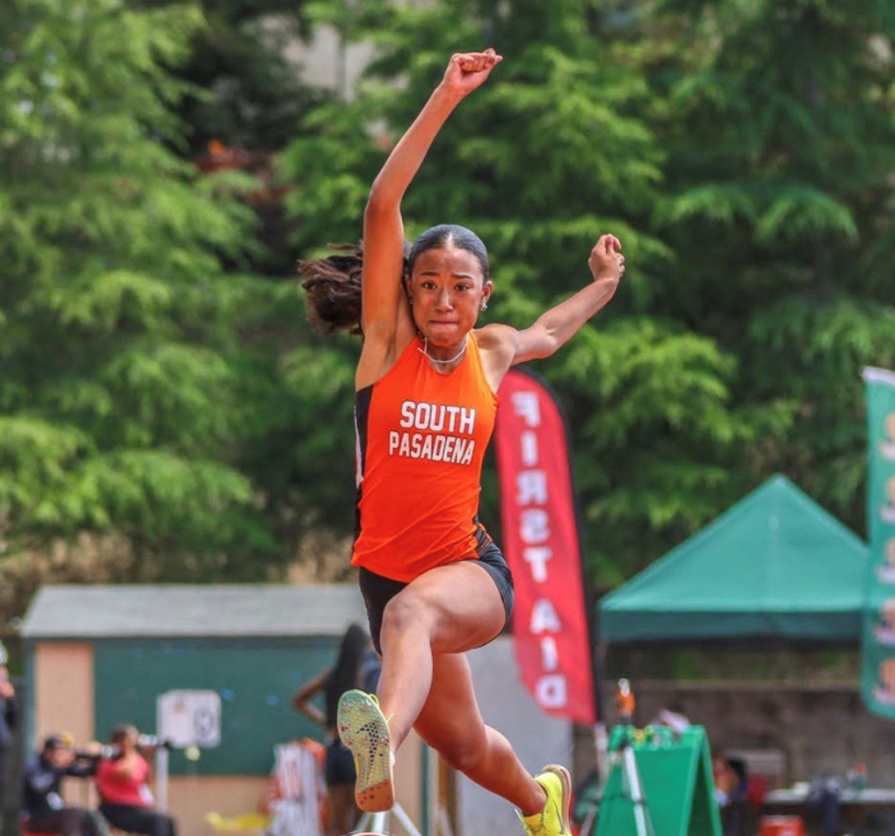 PHOTO: Jimmy Su | The South Pasadenan | SPHS - Mia Holden Triple Jump CIF Finals