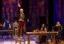PHOTO: Craig Schwartz | The South Pasadenan | Frederick Stuart and the cast of The Book of Will on stage at A Noise Within.