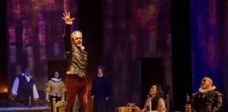 PHOTO: Craig Schwartz | The South Pasadenan | Frederick Stuart and the cast of The Book of Will on stage at A Noise Within.