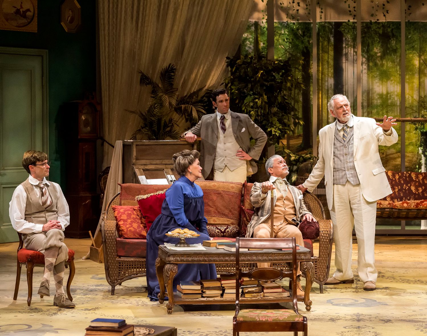 | The South Pasadenan | South Pasadena News PHOTO: Craig Schwartz | The South Pasadenan | Josey Montana McCoy, Deborah Strang, Riley Shanahan, Frederick Stuart and Peter Van Norden in Misalliance at A Noise Within.
