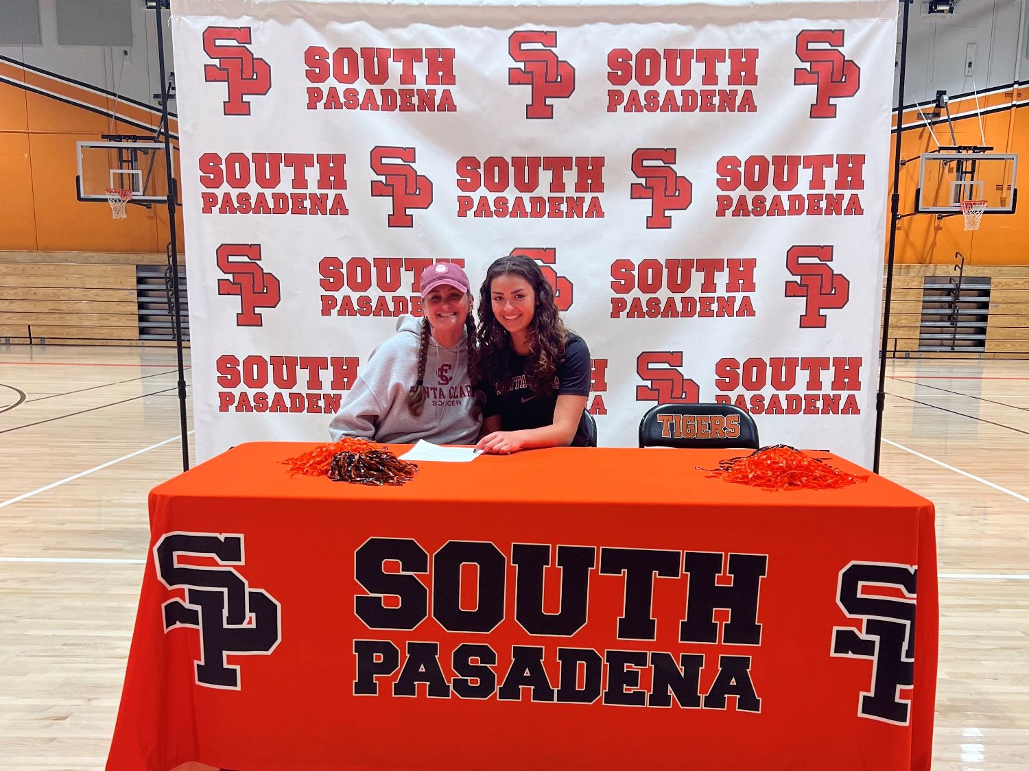 PHOTO: Anthony Chan | The South Pasadenan | Amaris Franco signs on to play girls soccer at Santa Clara.