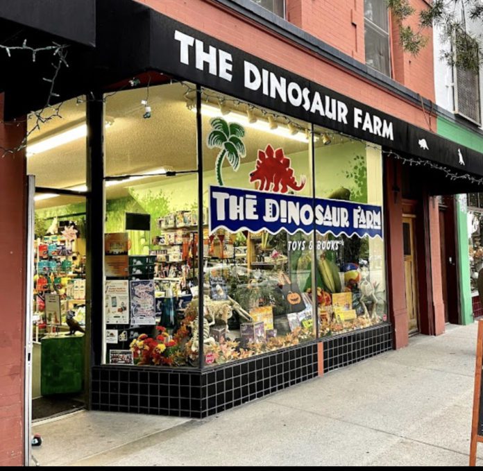 PHOTO: The Dinosaur Farm | The South Pasadenan | South Pasadena's toy and book shop, The Dinosaur Farm.