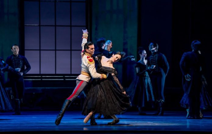 PHOTO: Cheryl Mann | The South Pasadenan | Victoria Jaiani and Alberto Velazquez in The Joffrey Ballet's Anna Karenina.