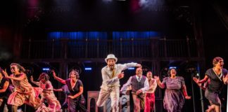 PHOTO: Jeff Lorch | The South Pasadenan | John Clarence Stewart and the ensemble of Jelly's Last Jam at Pasadena Playhouse
