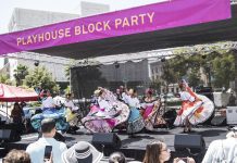 The Playhouse Block Party Returns Saturday June 8, 2019 PHOTO: Pasadena Playhouse | The South Pasadenan | Pasadena Playhouse Block Party in 2019.