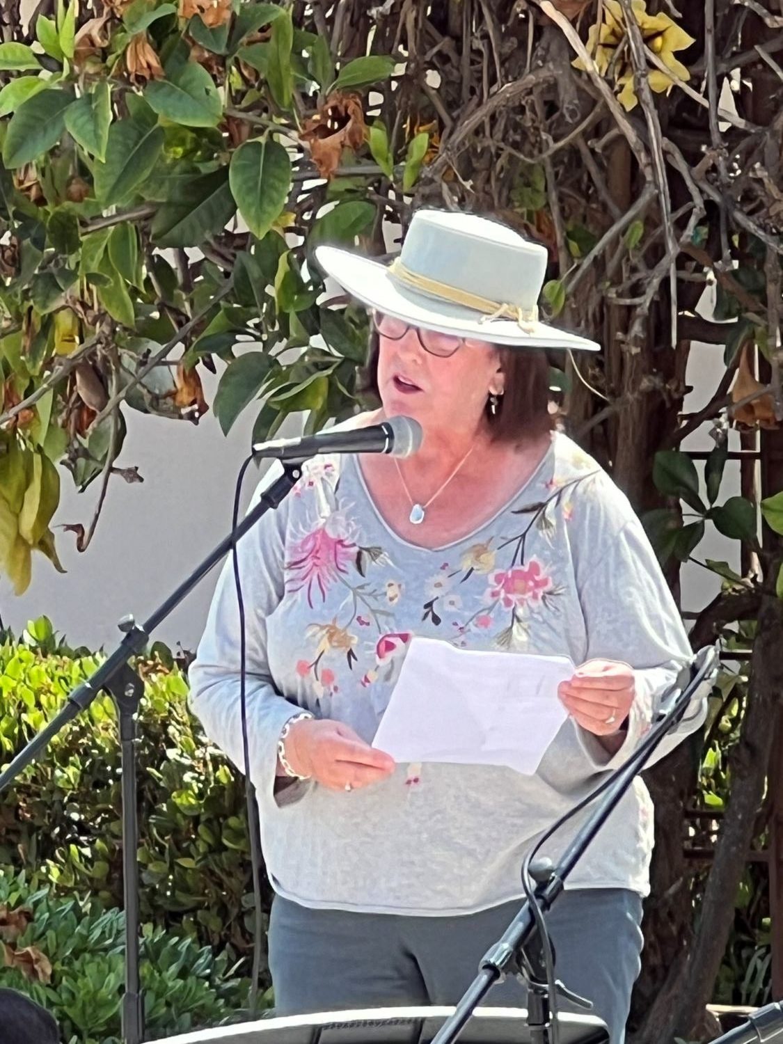 | The South Pasadenan | South Pasadena News PHOTO: provided by Lauren Black | The South Pasadenan | Former South Pasadena High School Principal Janet Anderson was among a group of speakers highlighting the career of Howard Crawford.