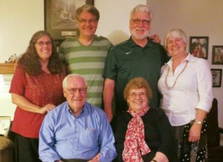 PHOTO: Tanya Kraft | The South Pasadenan | Rick Kraft, second from left, photographed with his siblings and parents.