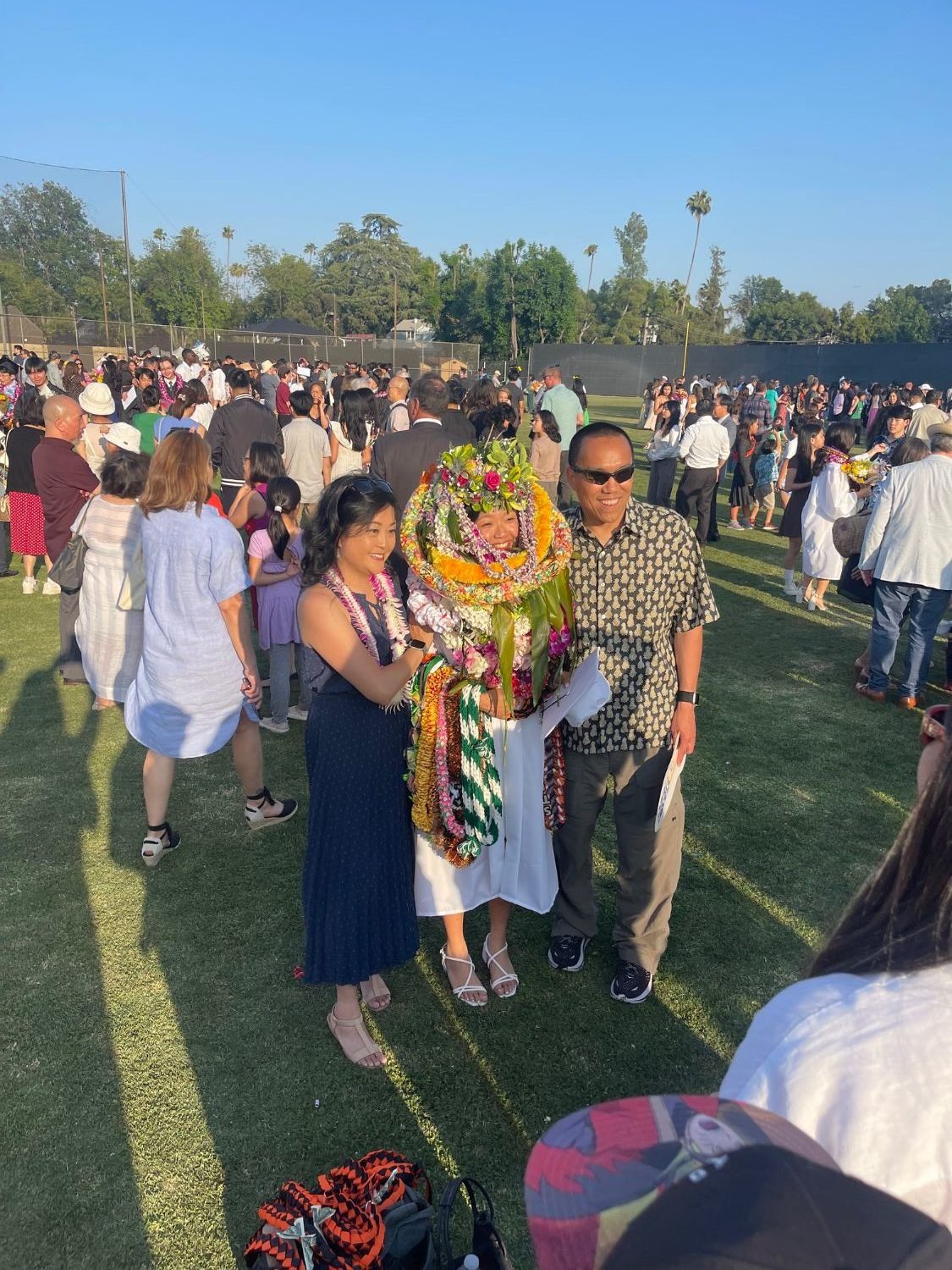 | The South Pasadenan | South Pasadena News PHOTO: Rachel Fox | The South Pasadenan | Class of 2024 graduates at Ray Solari stadium at South Pasadena High School.