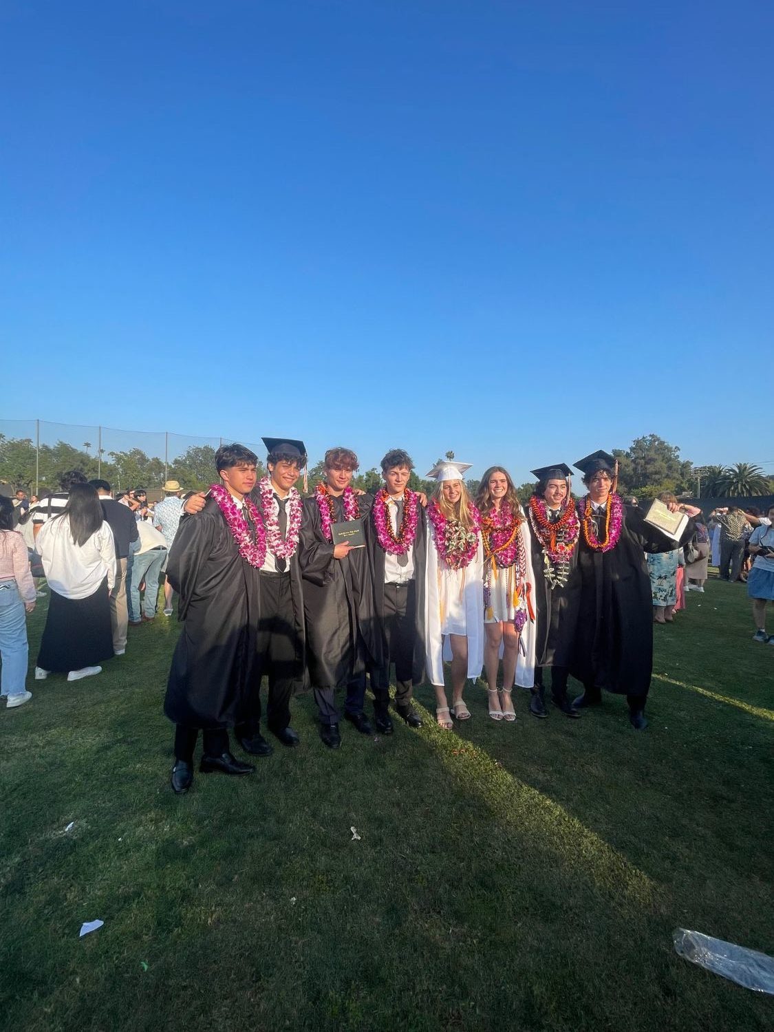 | The South Pasadenan | South Pasadena News PHOTO: Rachel Fox | The South Pasadenan | Class of 2024 graduates at Ray Solari stadium at South Pasadena High School.