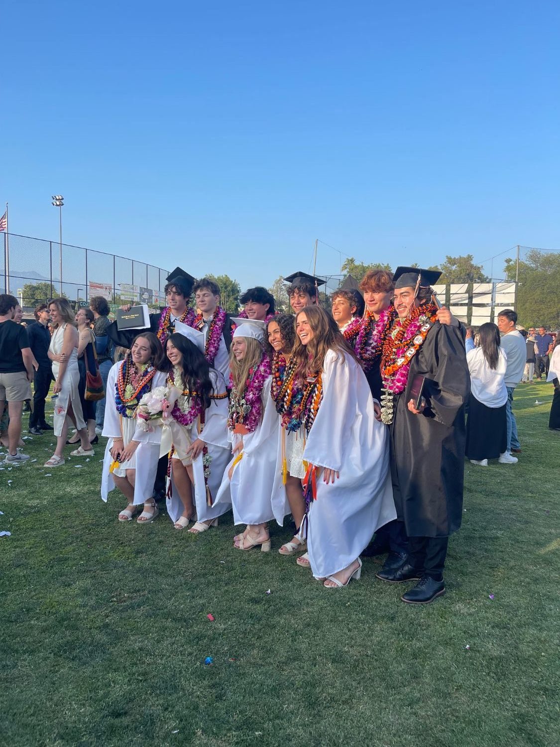 | The South Pasadenan | South Pasadena News PHOTO: Rachel Fox | The South Pasadenan | Class of 2024 graduates at Ray Solari stadium at South Pasadena High School.
