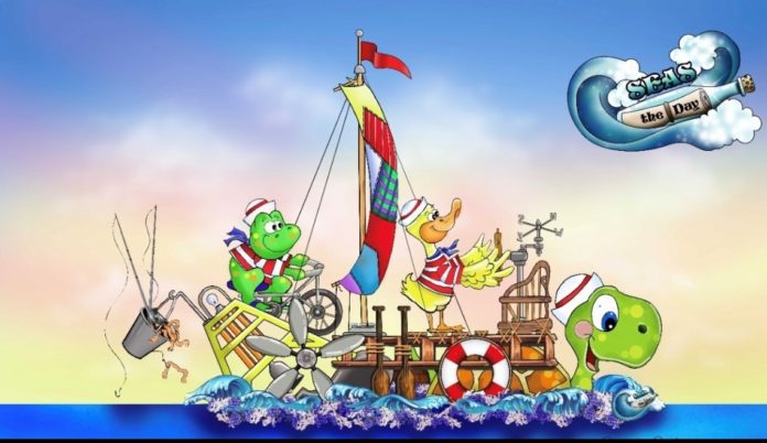 ‘Seas the Day’ will be South Pasadena’s newest float to roll down Colorado Boulevard on January 1, 2025 when it takes part of the 136th Rose Parade in Pasadena.
