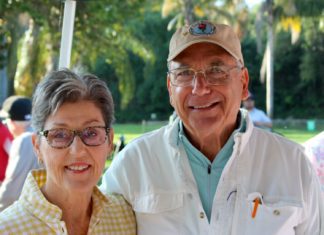 PHOTO: Paige Reynolds | The South Pasadenan | Lin Vlacich and SPTOR Golf Tournament Chair, Alan Vlacich.