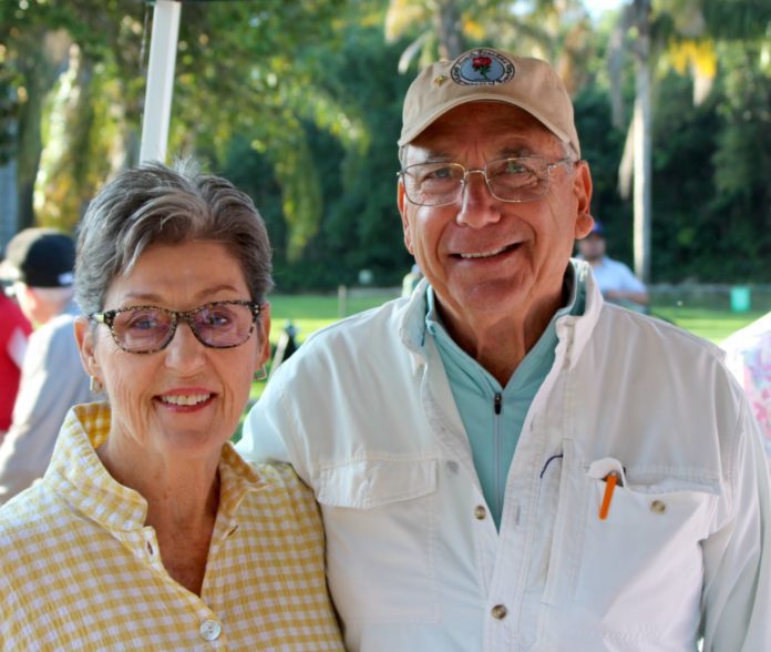 PHOTO: Paige Reynolds | The South Pasadenan | Lin Vlacich and SPTOR Golf Tournament Chair, Alan Vlacich.