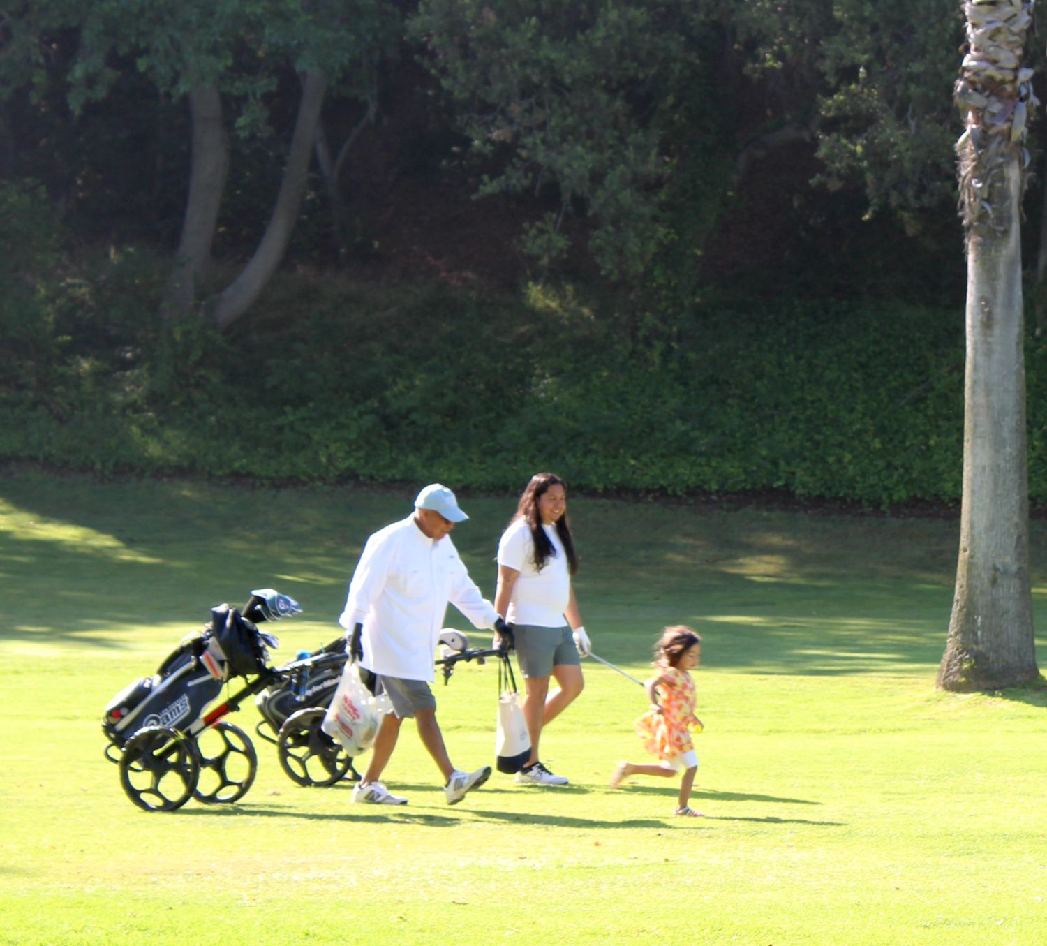 | The South Pasadenan | South Pasadena News PHOTO: Paige Reynolds | The South Pasadenan | Martin Salgado, Martin Salgado Jr. and Nalini Salgado at the 2024 SPTOR Golf Tournament.