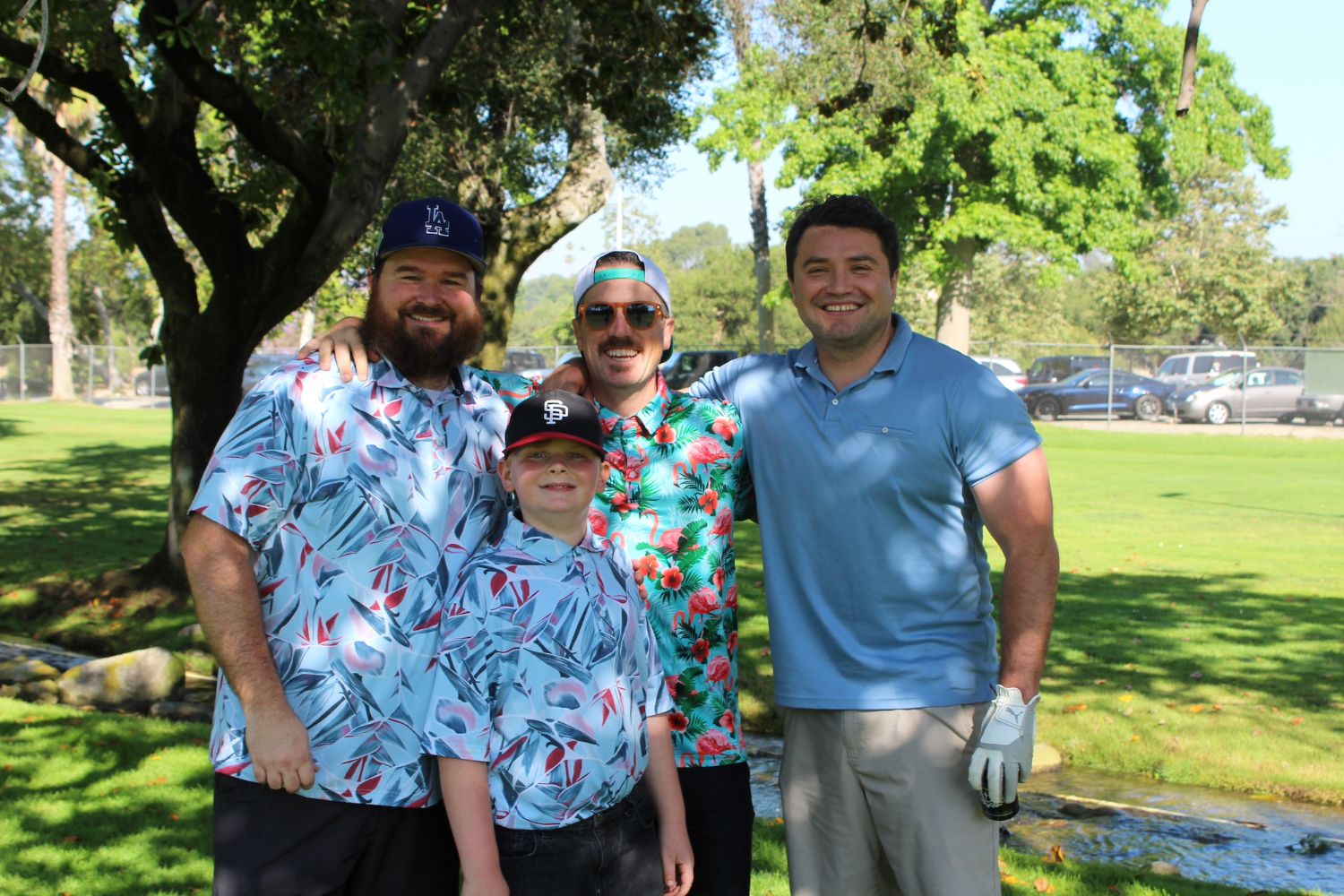 | The South Pasadenan | South Pasadena News PHOTO: Paige Reynolds | The South Pasadenan | The Sunshine and Smiles foursome at the 2024 SPTOR Golf Tournament.