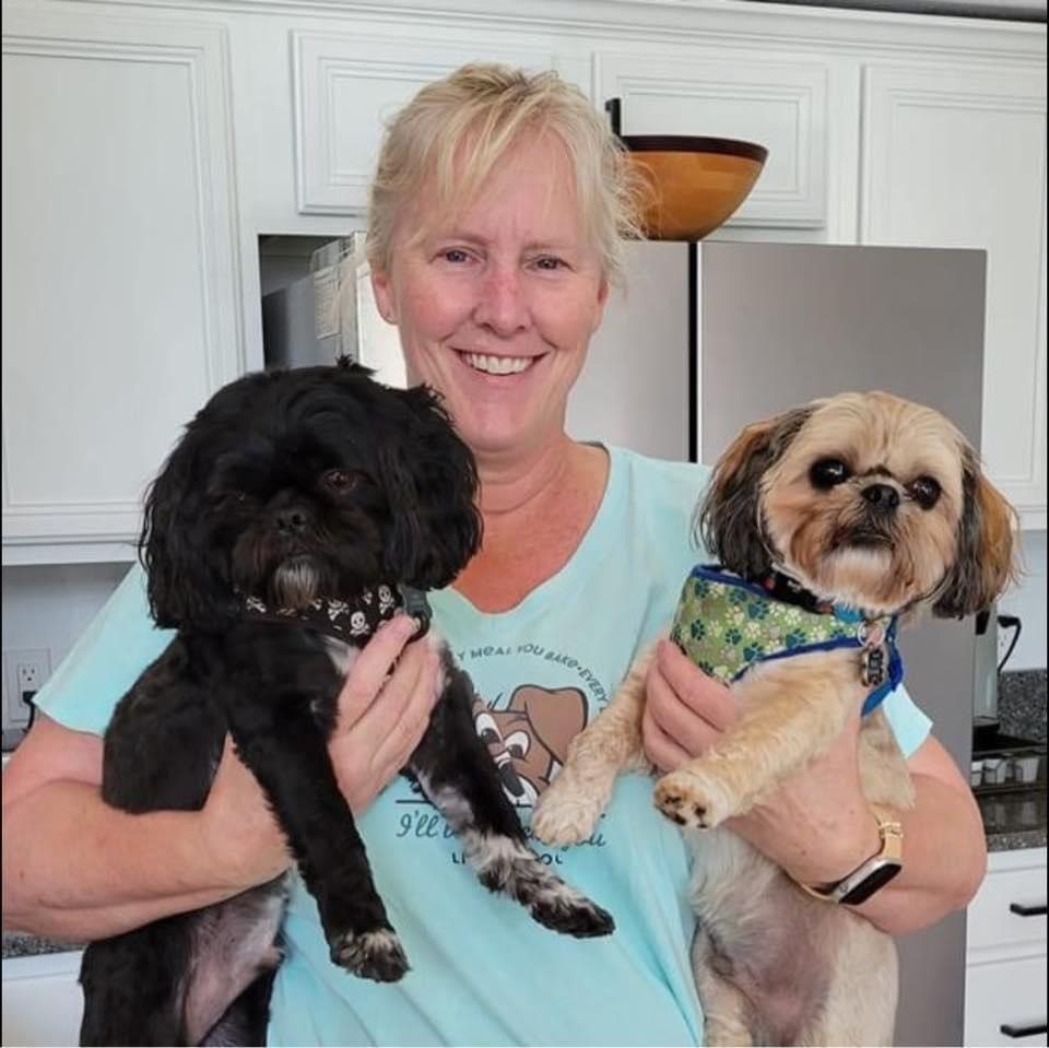 | The South Pasadenan | South Pasadena News PHOTO: provided by Sheila Pautsch | The South Pasadenan | Sheila Pautsch, who will retire soon as the City of South Pasadena’s community services director, enjoys animals, especially her two dogs, Riley, left and Charlie. They are her traveling and hiking buddies and go with her on RV trips.