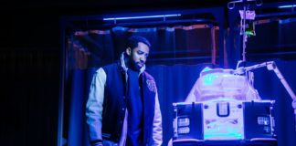 PHOTO: Jeff Lorch | The South Pasadenan | Maurice Williams in Tiny Father at Geffen Playhouse