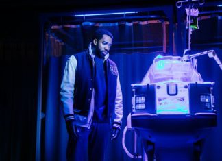 PHOTO: Jeff Lorch | The South Pasadenan | Maurice Williams in Tiny Father at Geffen Playhouse
