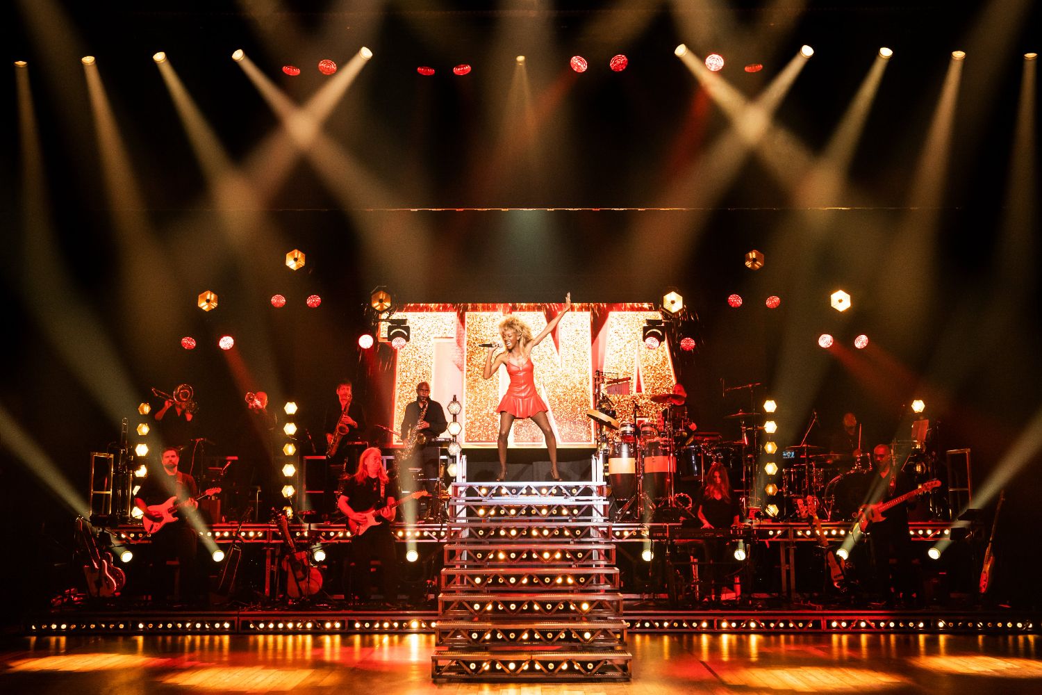 | The South Pasadenan | South Pasadena News PHOTO: Matthew Murphy and Evan Zimmerman for MurphyMade | The South Pasadenan | Zurin Villanueva as ‘Tina Turner’ and The TINA Band in the North American touring production of TINA – THE TINA TURNER MUSICAL.