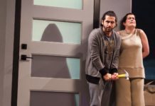 PHOTO: Aaron Epstein | The South Pasadenan | Nicky Boulos and Megan Hill in The Ants at Geffen Playhouse.