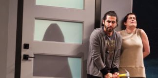 PHOTO: Aaron Epstein | The South Pasadenan | Nicky Boulos and Megan Hill in The Ants at Geffen Playhouse.