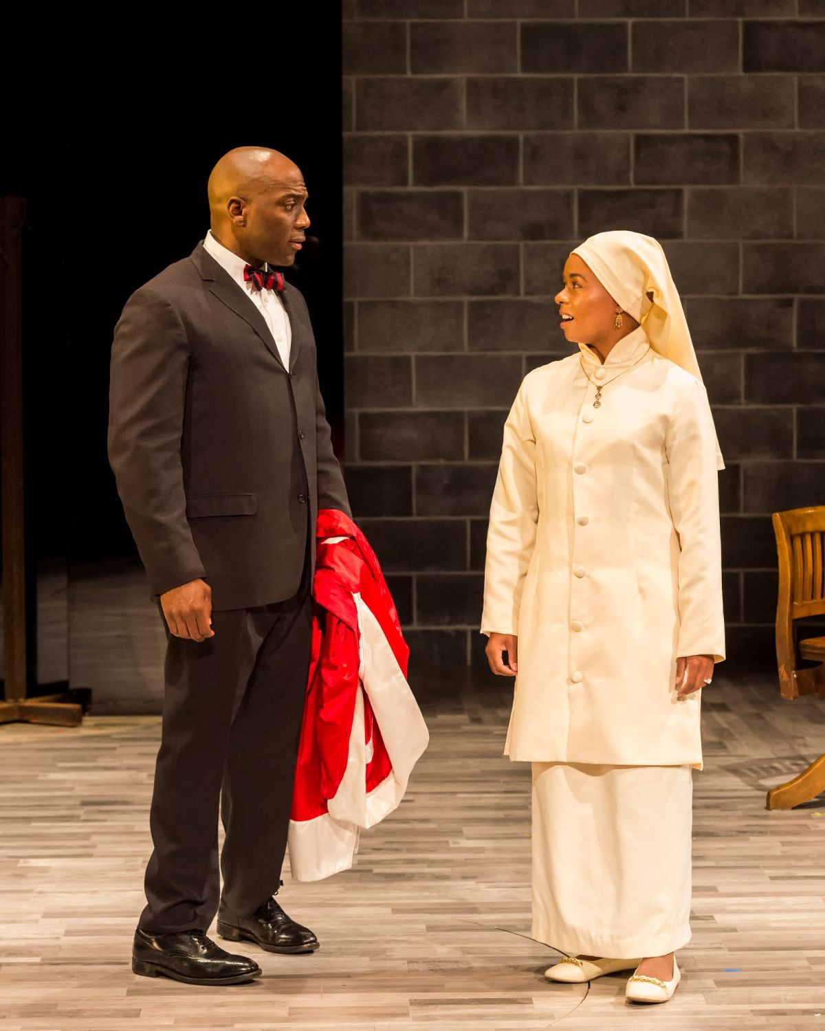 PHOTO: Craig Schwartz | The South Pasadenan | L to R: Wilkie Ferguson III and Alexis Floyd in “Fetch Clay, Make Man” at Center Theatre Group's Kirk Douglas Theatre June 18 through July 16, 2023, produced in association with The SpringHill Company.