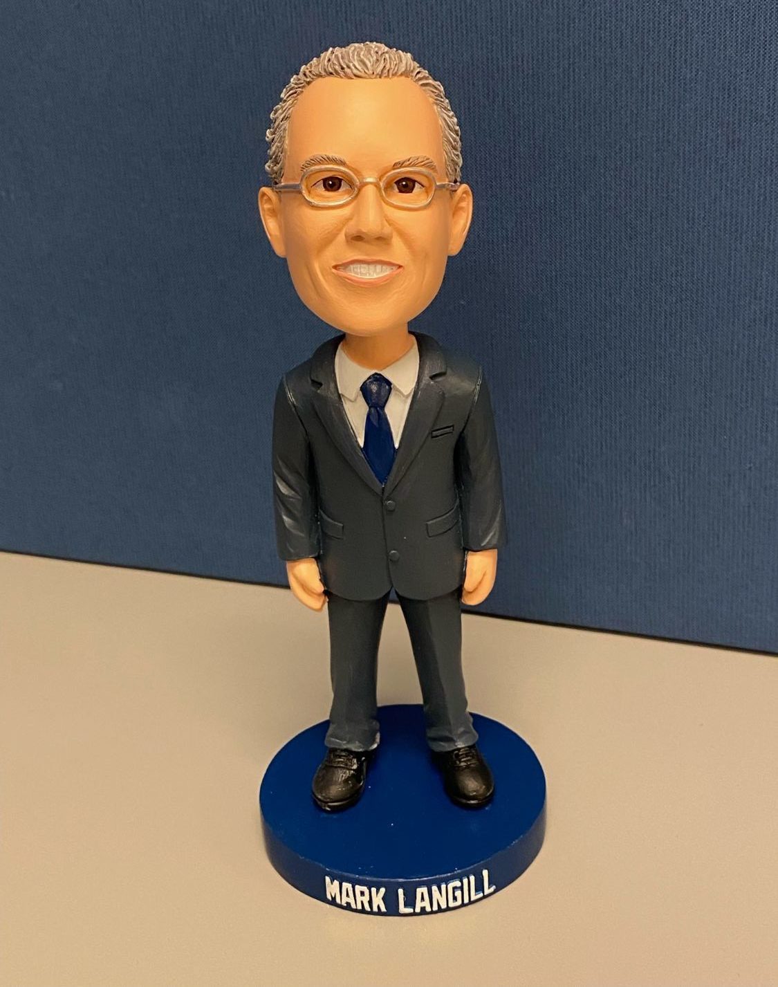 | The South Pasadenan | South Pasadena News PHOTO: provided by Mark Langill | The South Pasadenan | A bobble head in the image of Mark Langill was created to honor the Dodgers’ longtime historian.