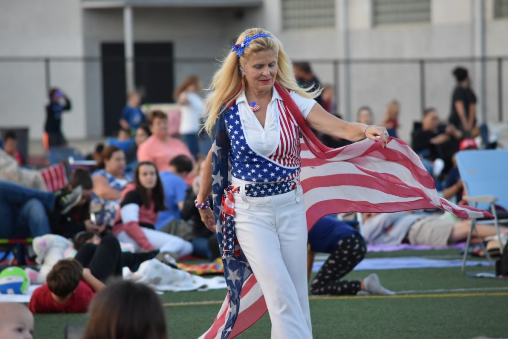 710 freeway south Pasadena: 4th of July celebration on the grounds where the CalTrans freeway would have ruined