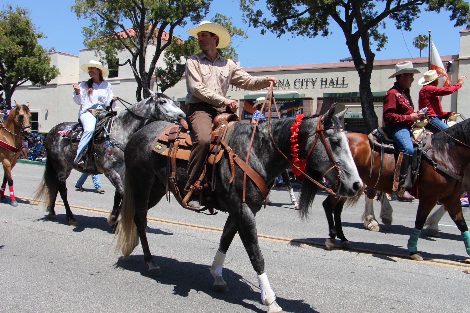 PHOTO: Melissa Snyder | The South Pasadenan | Decked out in plenty of red, white and blue, 4th of July in South Pasadena featured a traditional pancake breakfast, parade along Mission Street and old-fashioned fireworks show at South Pasadena High School to cap the day.