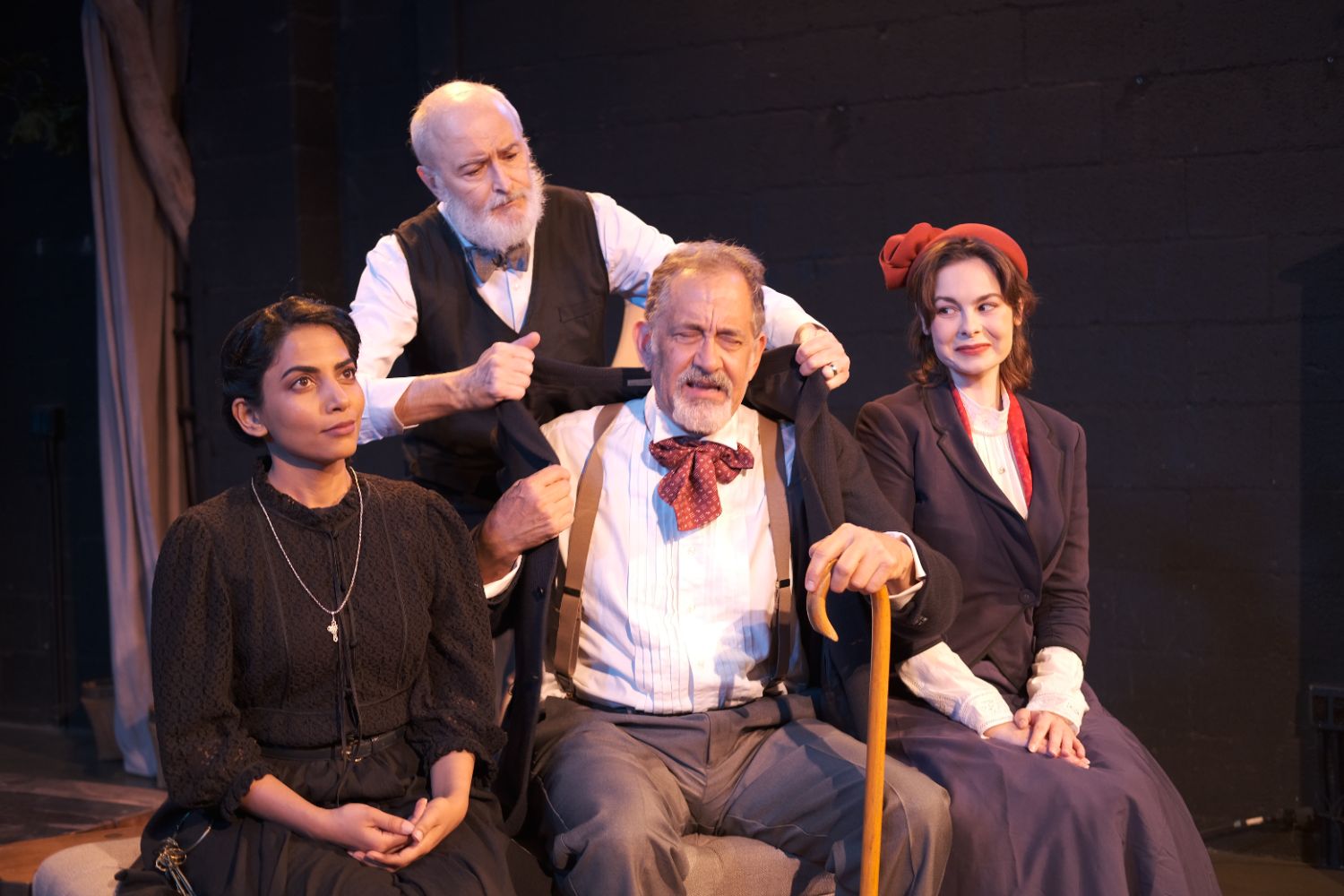 | The South Pasadenan | South Pasadena News PHOTO: Jack Serra | The South Pasadenan | Roshni Shukla, Robert Cesario, Lawrence Novikoff, and Michaela Ivey in The Cherry Orchard at South Pasadena Theatre Workshop