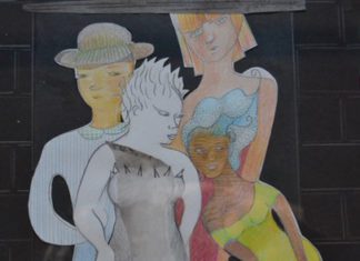PHOTO: SPARC | The South Pasadenan | Piece by Cynthia Thiel on display at SPARC gallery.
