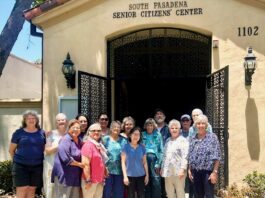 PHOTO: provided by South Pasadena Senior Center | The artists at the South Pasadena Senior Center who will be exhibiting their watercolors at SPARC Gallery in the Fremont Centre Theatre building in South Pasadena.