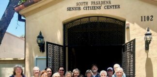 PHOTO: provided by South Pasadena Senior Center | The artists at the South Pasadena Senior Center who will be exhibiting their watercolors at SPARC Gallery in the Fremont Centre Theatre building in South Pasadena.
