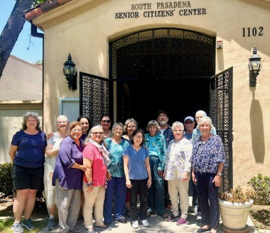 PHOTO: provided by South Pasadena Senior Center | The artists at the South Pasadena Senior Center who will be exhibiting their watercolors at SPARC Gallery in the Fremont Centre Theatre building in South Pasadena.