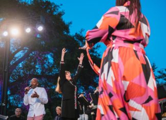 PHOTO: Haoyuan Ren | The South Pasadenan | Artistic and Music Director of MUSE/IQUE, Rachael Worby, pictured with conductor, Brandon Victor Dixon.